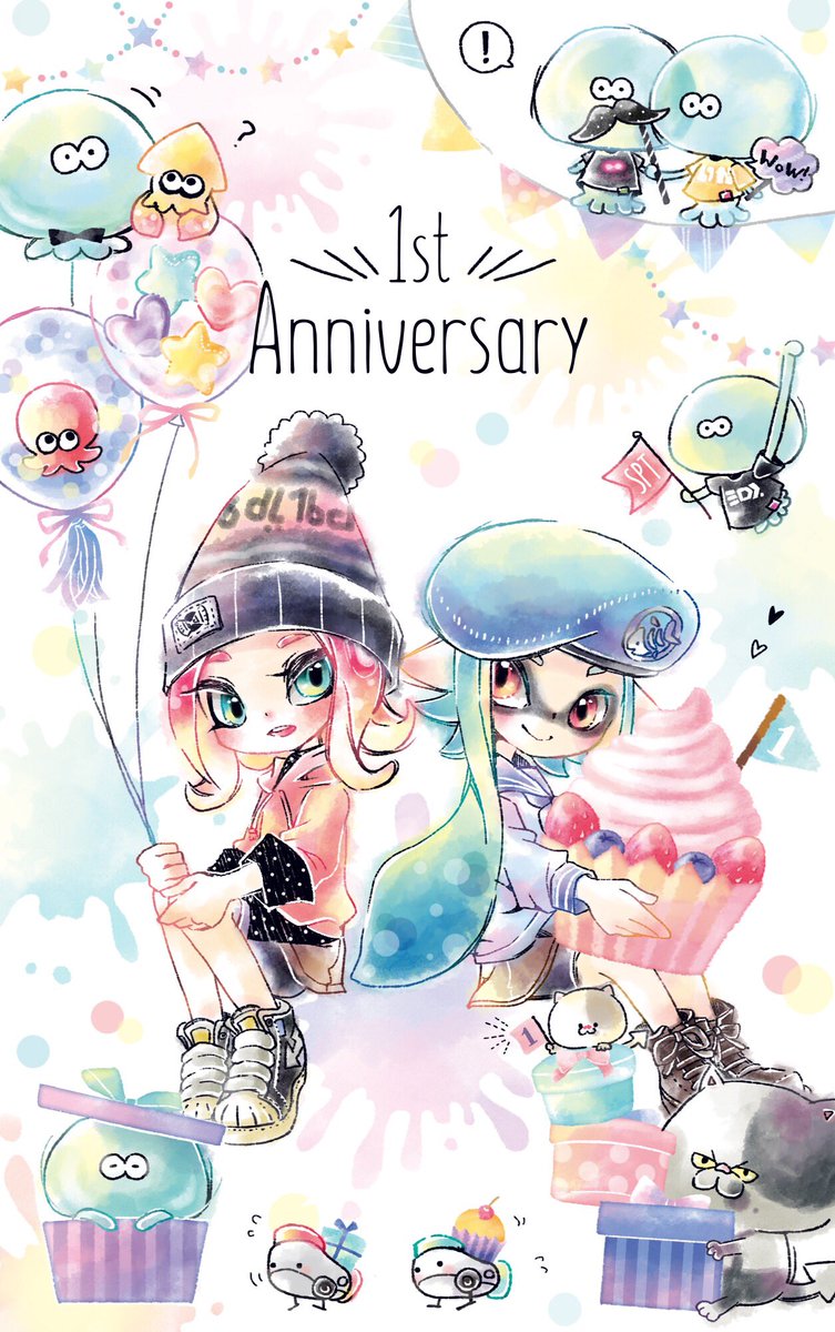 ケイ スプラトゥーン2 一周年おめでとうございます 遅刻 スプラトゥーン2 T Co Jvru0gyhgh Twitter