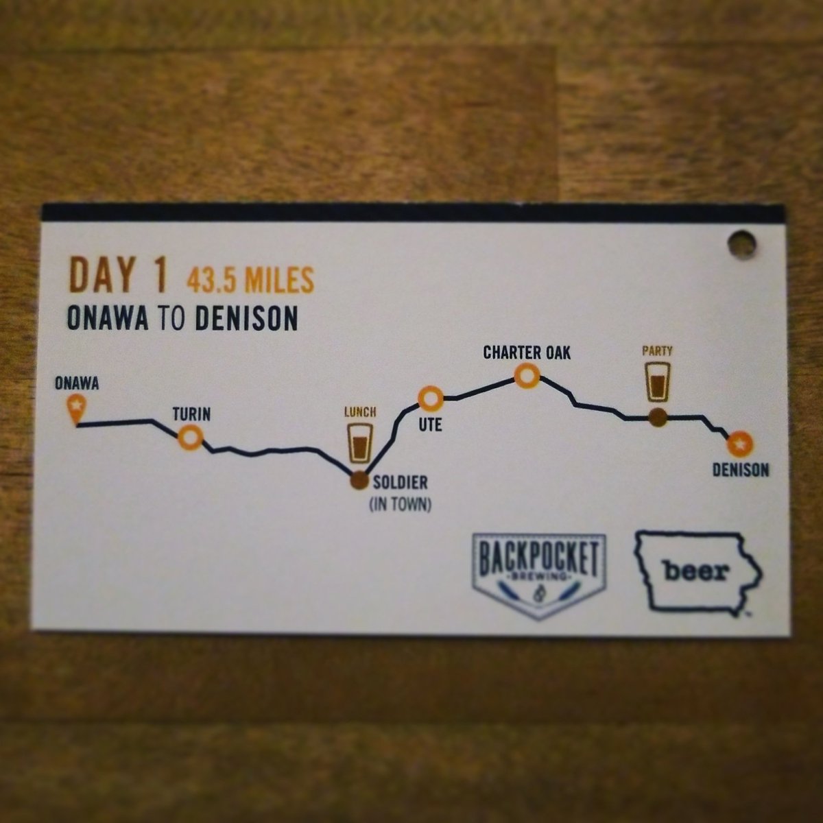 Day 1 stops.  Just as you leave Soldier, and half way between Charter Oak and Denison. <a href="/BackpocketBrew/">Backpocket Brewing</a> <a href="/RAGBRAI_IOWA/">RAGBRAI</a> #EarnedIt