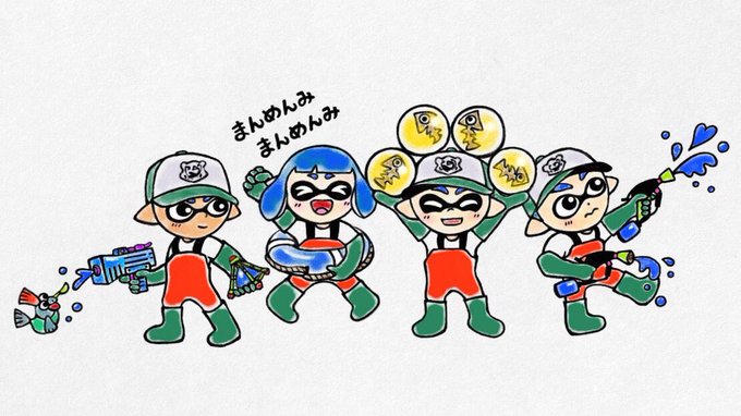 「スプラトゥーン2」のTwitter画像/イラスト(人気順))