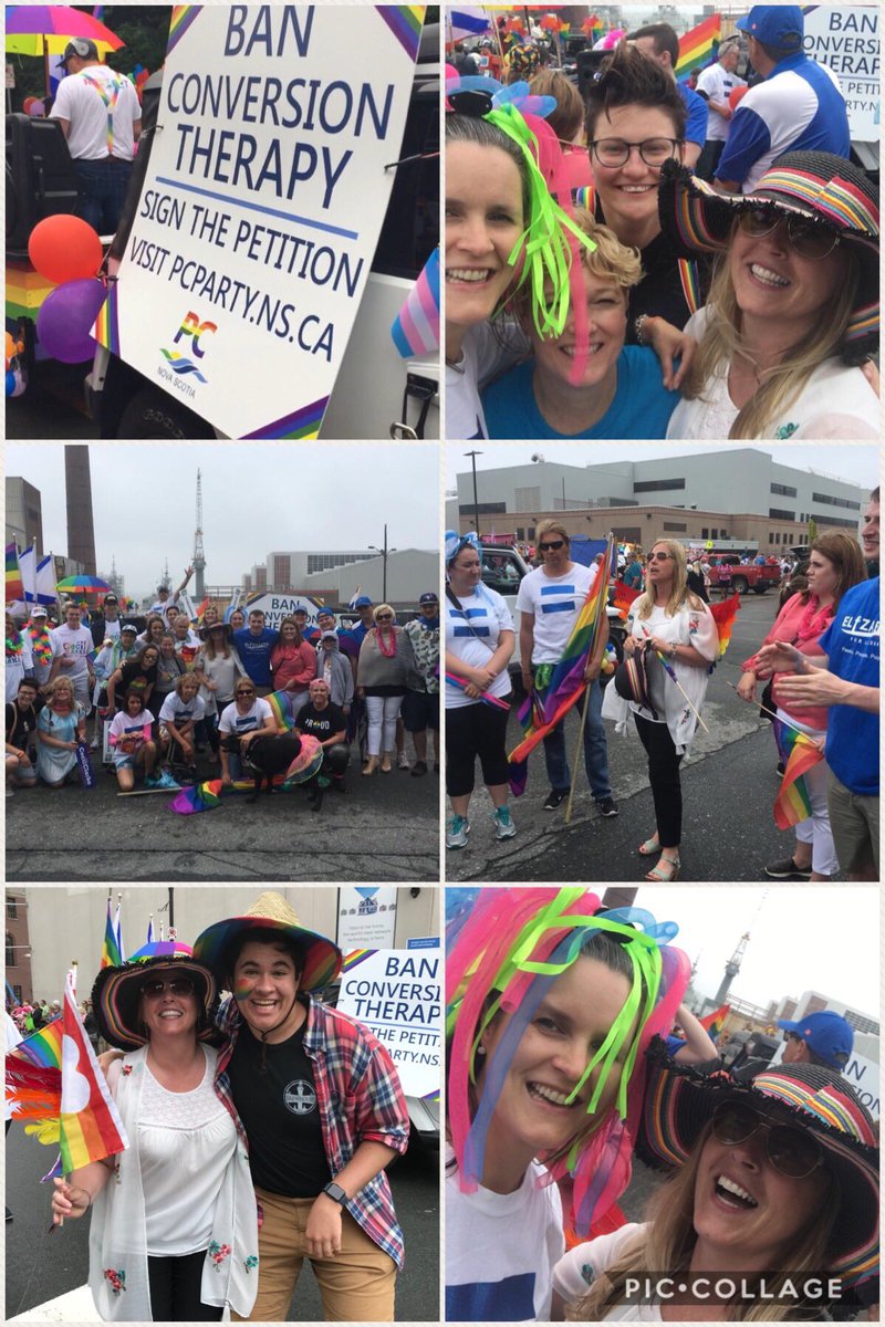karla_macf_pc's tweet photo. There is no greater freedom than the freedom to be yourself!  Fantastic @HalifaxPride parade with the awesome @nspc team.  #HalifaxPride2018 #freedom #respect https://t.co/6O6kw836UZ