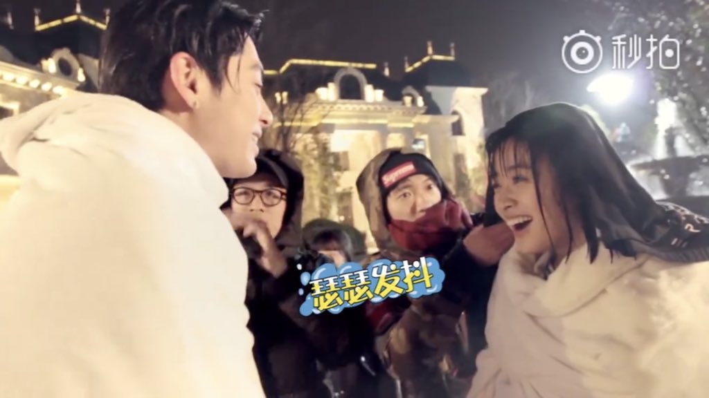 This scene is where they fought under the rain, it was very cold  yet the warm of their smiles equals the mood Didi stares to Yue yue always and forever 