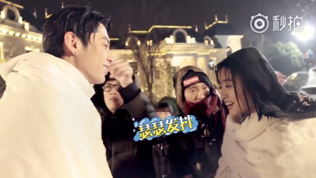 This scene is where they fought under the rain, it was very cold  yet the warm of their smiles equals the mood Didi stares to Yue yue always and forever 