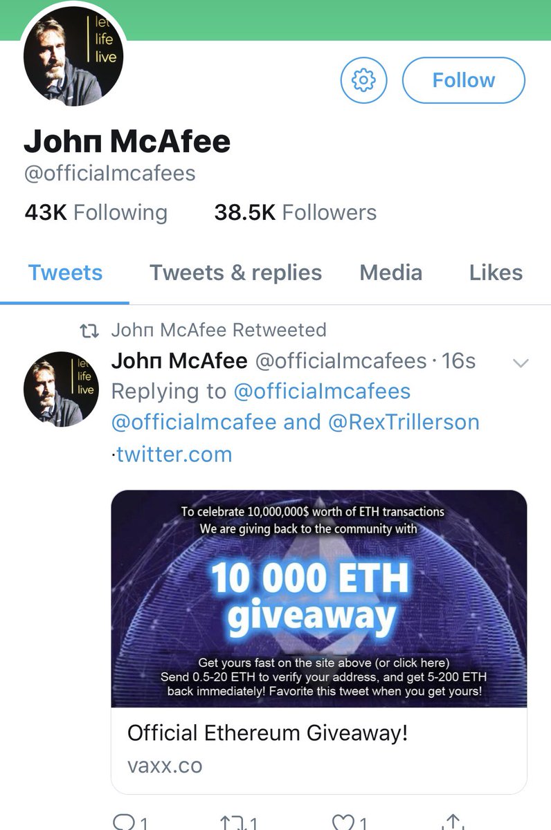 eth giveaway scam twitter