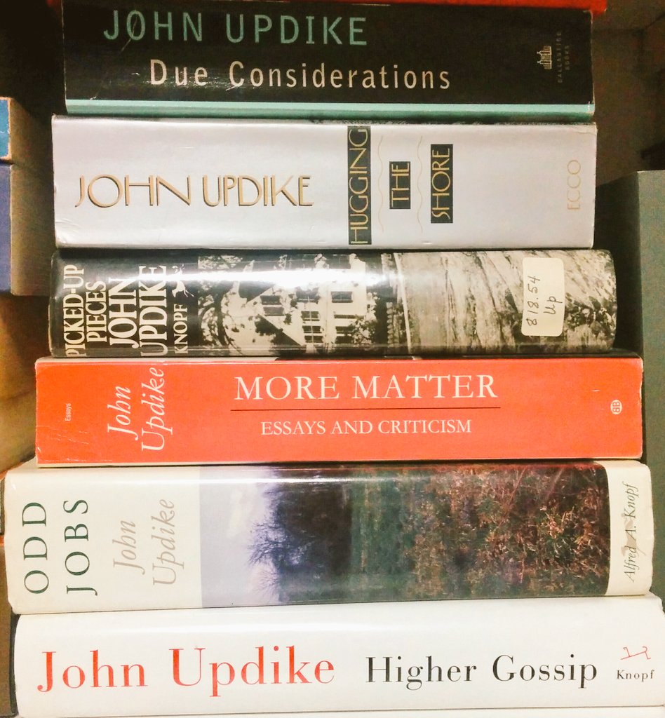 53. A prodigiously voracious mind blessed by a constitution, which birthed an extraordinary career including this collection of essays per decade. There won't be another like him. Not for lack of ambition or talent but for the willingness to make all of life secondary to writing.