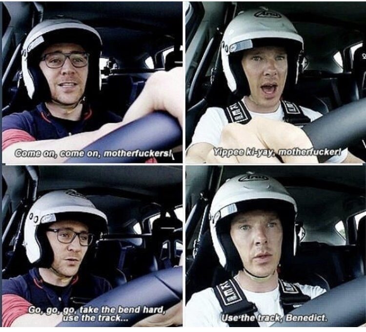 SunshineVibes23's tweet image. When #TomHiddelston &amp;amp; #BenedictCumberbatch were on Top Gear😊😘😍😍
