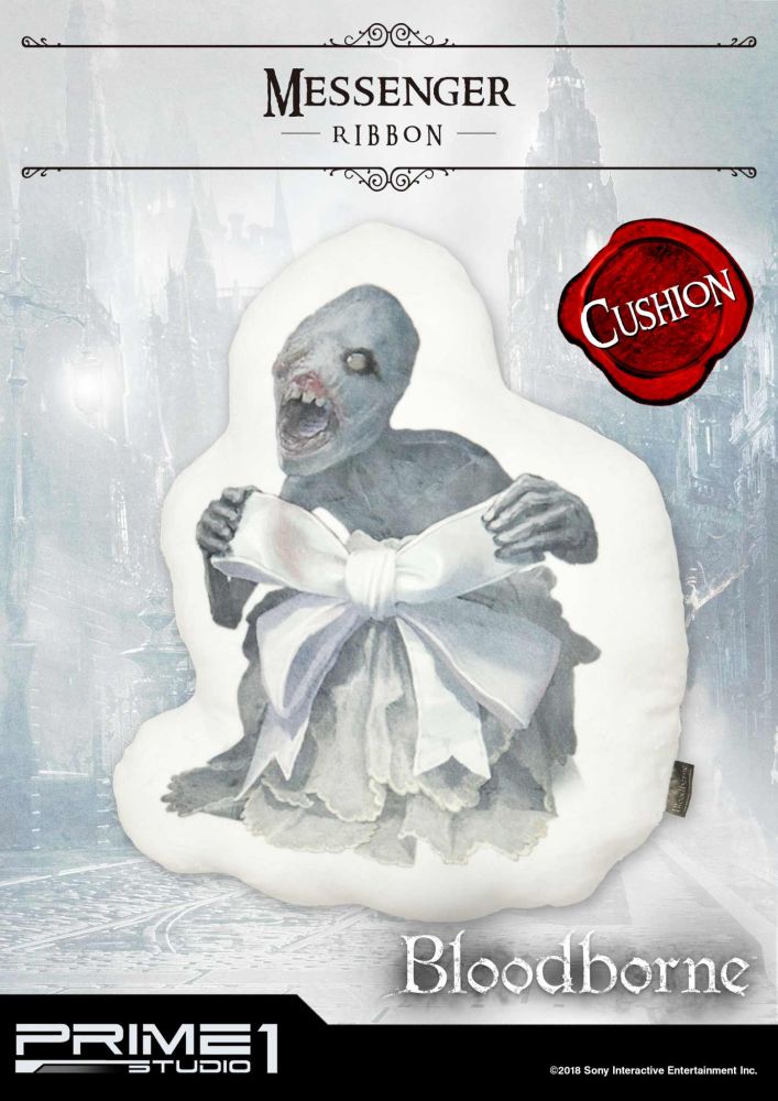 Prime 1 Studio プライム１スタジオ ワンダーフェスティバル18出展 イベント先行販売アイテム情報3 Bloodborne 使者のクッション リボン トップハット 各税込3000円 約40cm Bloodborne Wf18夏 Prime1studio