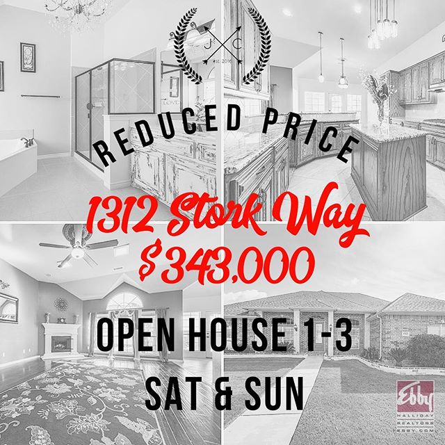 TheHomeSlayer's tweet photo. Price REDUCED!!! You know what’s hotter than hot? This sizzling price reduction! 
Come check out my Open House this Saturday &amp; Sunday at: 1312 Stork Way, Forney, TX 
Time: 1-3pm 
Address: 1312 Stork Way, Forney, TX 
Here are just a few of the amazing upgrades that come with this https://t.co/3Fm0vmVGee