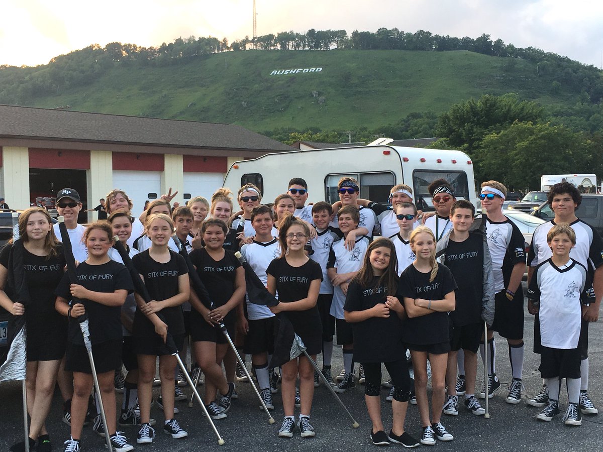 StixOfFury's tweet photo. First time doing the parade in Rushford, MN 👍Crowd was excited to see us!  Hope you have us back again next year!!! 🥁🏴 https://t.co/WxBxJgiayh