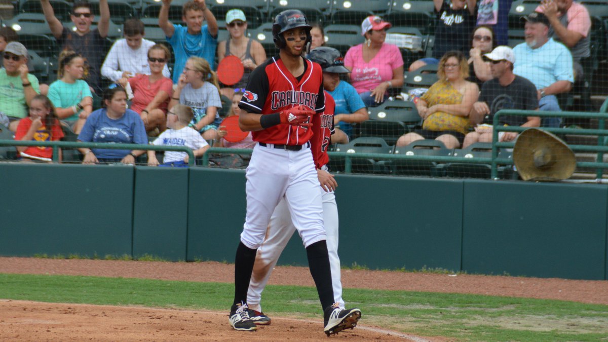 HickoryCrawdads's tweet photo. Another W over the Intimidators tonight! 'Dads take their third straight over Kannapolis 7-4 on Saturday night! #WereNotIntimidated

https://t.co/Ef0esb5BJL https://t.co/sUe79ereQA