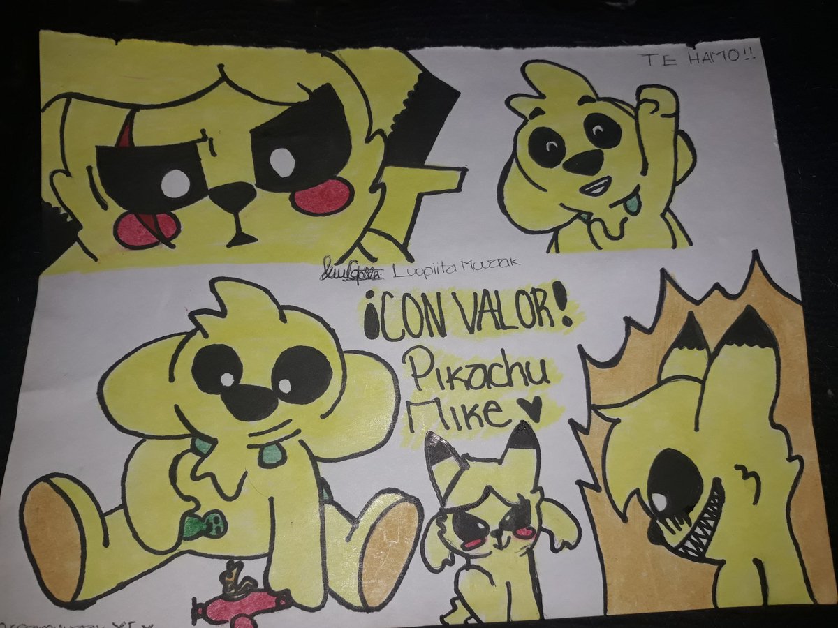 LLalope's tweet photo. Espero &amp; te guste @MikecrackYT •♥ 
te hamo un montón!! 😍💕 #DiaInternacionaldelPerro #PikachuMike2 ♥ https://t.co/tqJkI73S2t