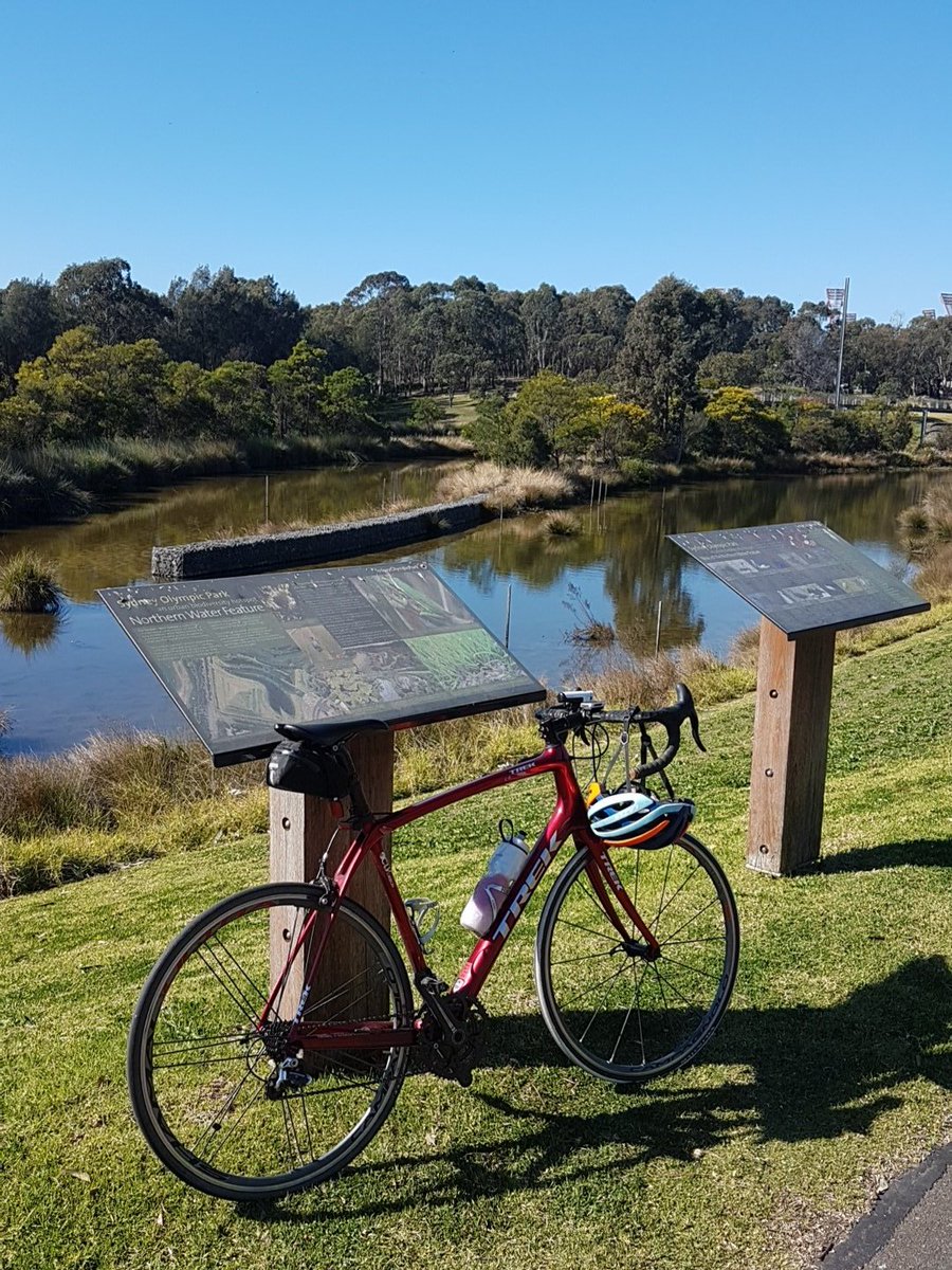 Beautiful day for #mysundayride in #sydneyolympicpark.