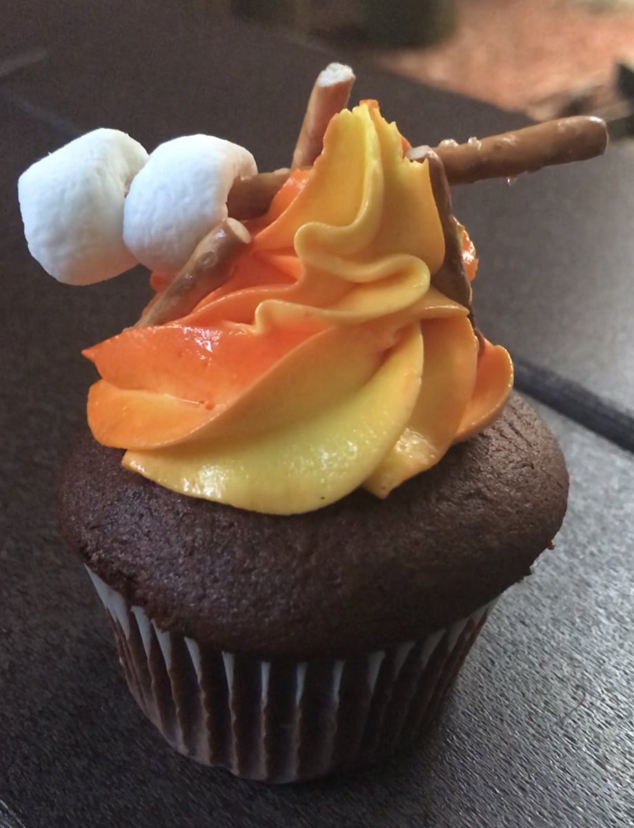 Campfire Cupcakes - Delicious & Cute!  Pick yours up the next time you’re @Dollywood #SummerCelebration #Dollywood