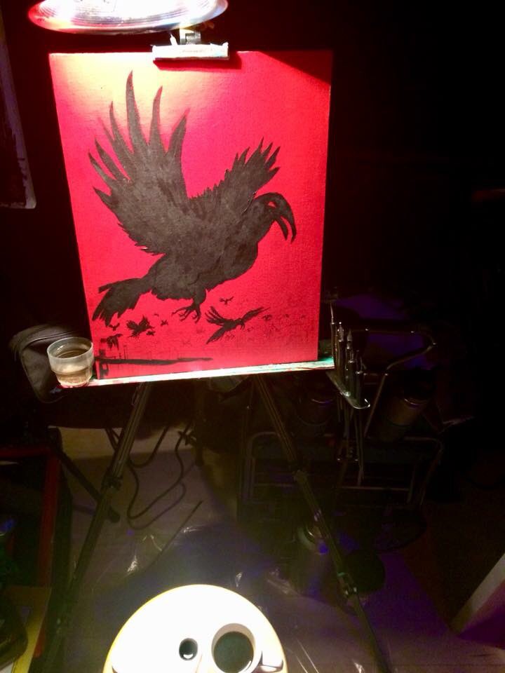 SmirkingTiger's tweet photo. Tonight! Check out @TheRealUntimely &amp; me creating art at @TheHookMpls! #art #minneapolis https://t.co/t82AWtgGq2