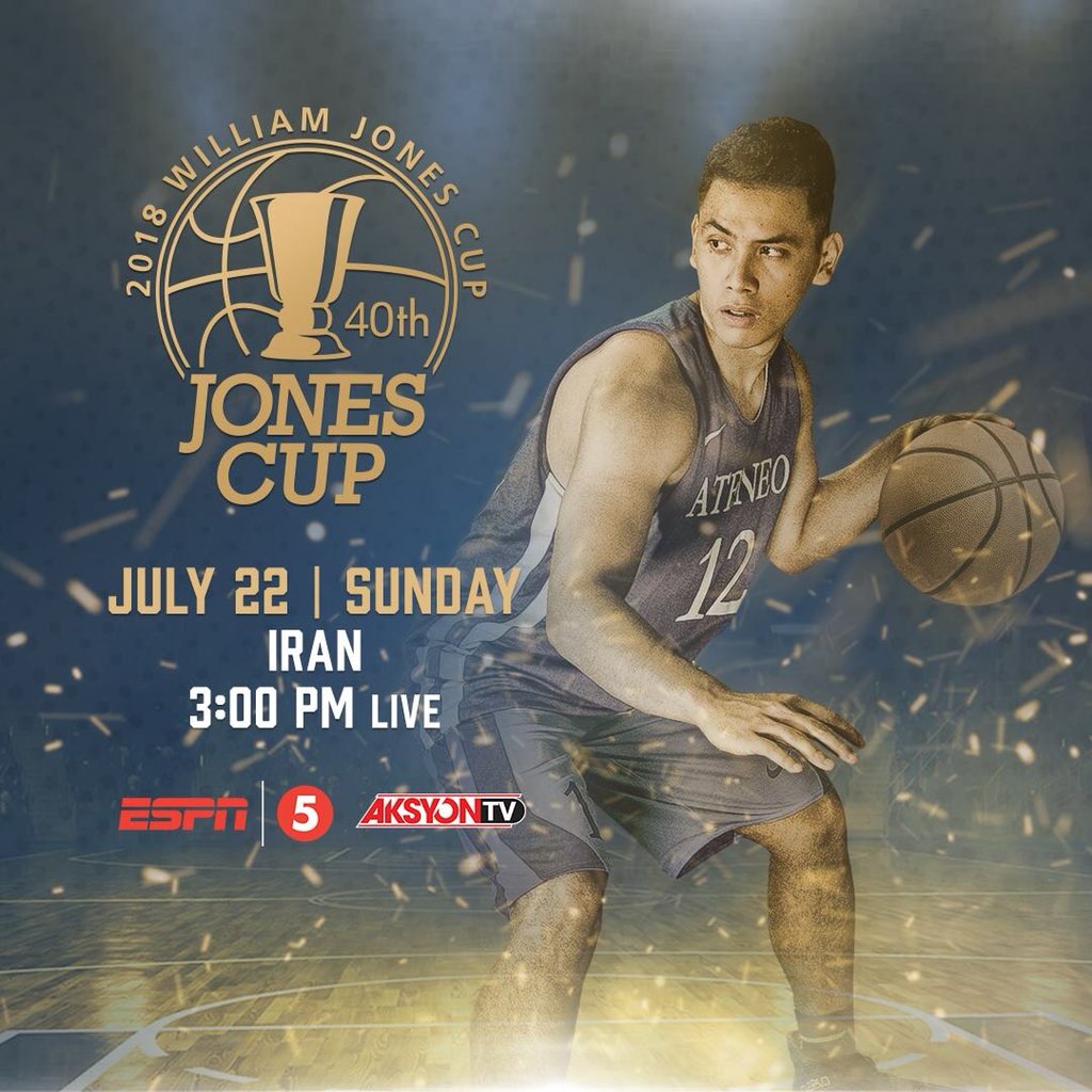 ESPN5 on Twitter "40th William Jones Cup AteneoPhilippines vs Iran