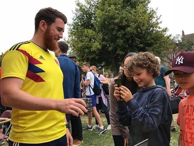 MakerFaireRome's tweet photo. Such happy faces  #happyfaces #smiles #tech #ar #augmentedreality #makers #FabLab . Look at this guy : he is a rising star capable to help many makers 
He really got skills and will be in Rome  at #MFR18 12 14 Oct 🚀⚒️ https://t.co/yLSgghm99i