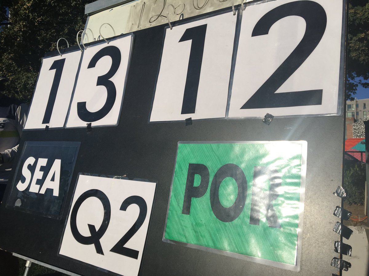 SeattleCascades's tweet photo. Half time score update!
SEA vs POR at Cal Anderson Park https://t.co/ATHQSGQNgT