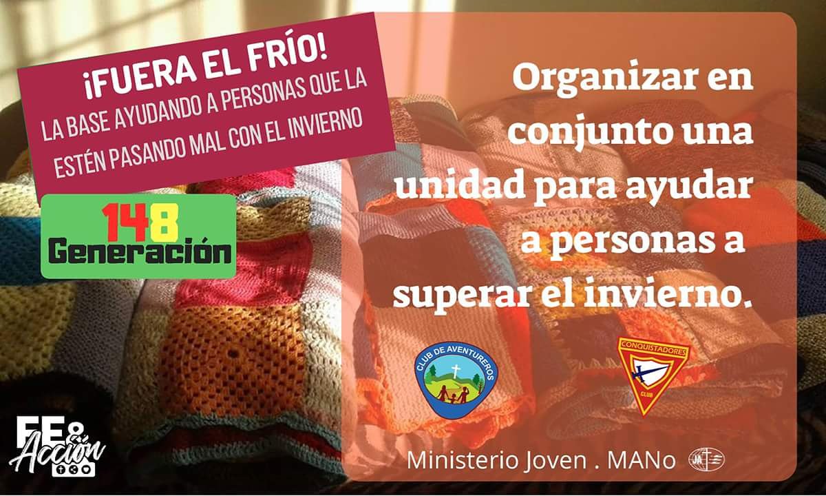 JAMisiondelNoa's tweet photo. Recuerden del desafío de éste mes para las bases G148, para los Clubes de Aventureros y Conquistadores; y más allá de los premios, tengamos presentes que es por ayudar a nuestro prójimo en su momento de dificultad.
#SalvacionyServicio
#Generacion148
#Aventureros
#Conquistadores https://t.co/f5MhmyR9Tc