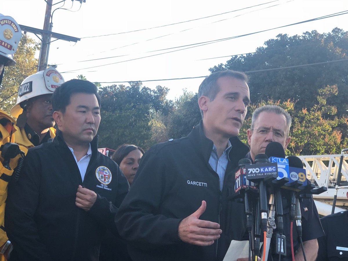 MayorOfLA's tweet photo. If you were separated from your loved ones at the #SilverLake #TraderJoes incident, please call 323-561-3211. The reunification center is at LAPD Northeast Division (3353 North San Fernando Road). Our Crisis Response Team is on site to provide support and counseling. https://t.co/R3qG4JpowU