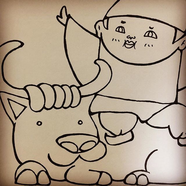 garibon32's tweet photo. 菅原道真 マジック画
#イラスト #絵 #お絵描き #お絵かき #マジック画 #線画 #線画イラスト #菅原道真 #牛 #うし #illustration #draw #drawing #mydraw #mydrawing #instadraw #instdrawing #instaart #art #artgram #artwork #character #cute #pop #일러스트 https://t.co/8A5cd1e4I7 https://t.co/1ZXVheO2dk