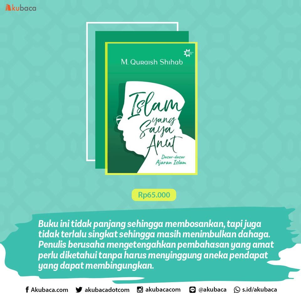 Penulis berusaha mengetengahkan pembahasan yang amat perlu diketahui tanpa harus menyinggung aneka pendapat yang dapat membingungkan. Dengan demikian, harapannya, kita dapat terhindar dari kekeliruan dan kesalahpahaman.

#akubaca #akubacacom #bukurekomendasi #bukubestseller