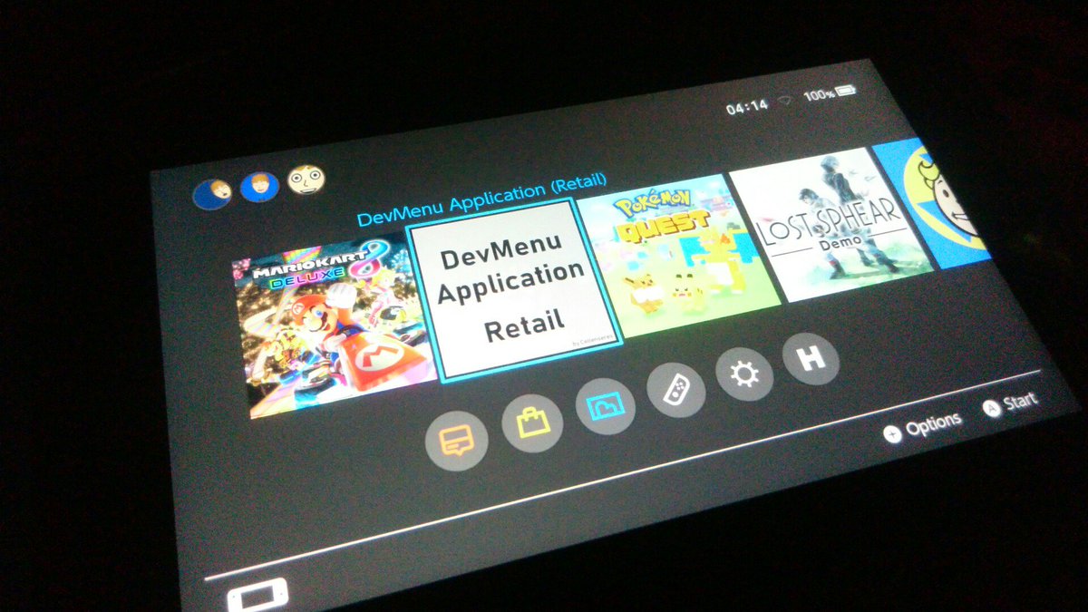 Cellenseres's tweet photo. Modified my #NintendoSwitch even more
Replaced the "Power off" Button with my "Homebrew Dock".
Oh, I also reencrypted #DevMenu for Retail Switch. https://t.co/s1DqvYg92N