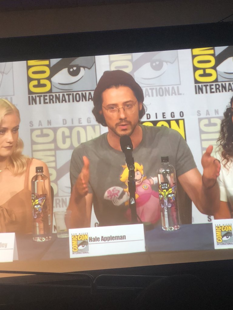 The Magicians (@magicianssyfy) on Twitter photo How did <a href="/hale_appleman/">hale appleman</a> bring a queer character to life?
“There wasn’t really a character like Eliot when I was growing up. There was no queer king. There should be more queer characters on tv until sexuality isn’t even a conversation anymore.” #TheMagicians #SDCC How did <a href="/hale_appleman/">hale appleman</a> bring a queer character to life?
“There wasn’t really a character like Eliot when I was growing up. There was no queer king. There should be more queer characters on tv until sexuality isn’t even a conversation anymore.” #TheMagicians #SDCC
