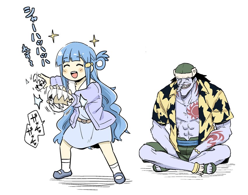 マルトヨ 新刊委託中 Su Twitter ちょっと遅くなりましたがフォロワーさん２０００人ありがとうございます ２０００と聞いて真っ先に思い浮かぶのは東の海最強の男 アーロンの懸賞金 ２０００ 万ベリーですね というわけで下等種族と遊ぶアーロン描きました