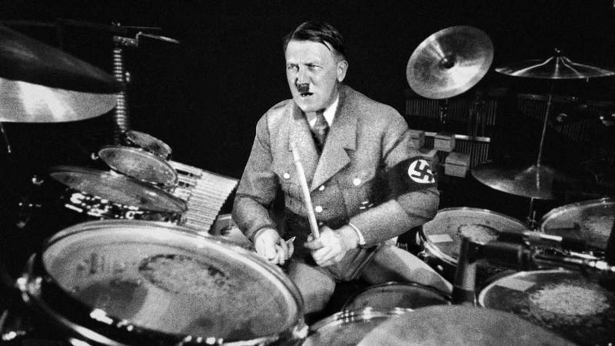 ClickHole's tweet image. Major Controversy: A Film Of The 42-Minute Drum Solo That Hitler Played To Apologize For The Holocaust Is Being Shown At The Holocaust Memorial Museum clckhl.co/ml5JFWs