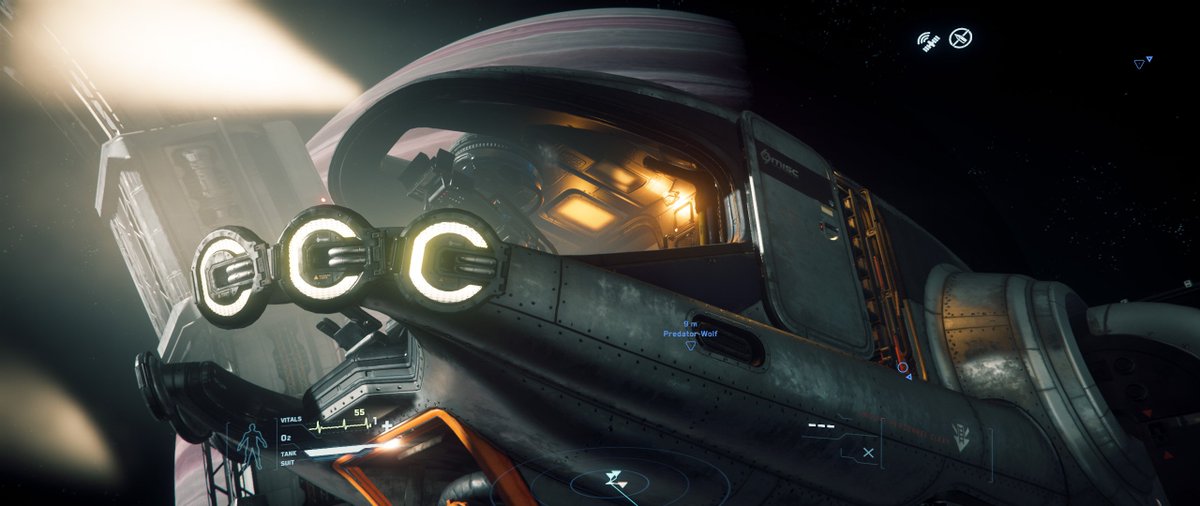 Jesmorva's tweet image. Como cuando te prestan la prospector y la dejas en este estado #StarCitizen @TheBrokenArrow5