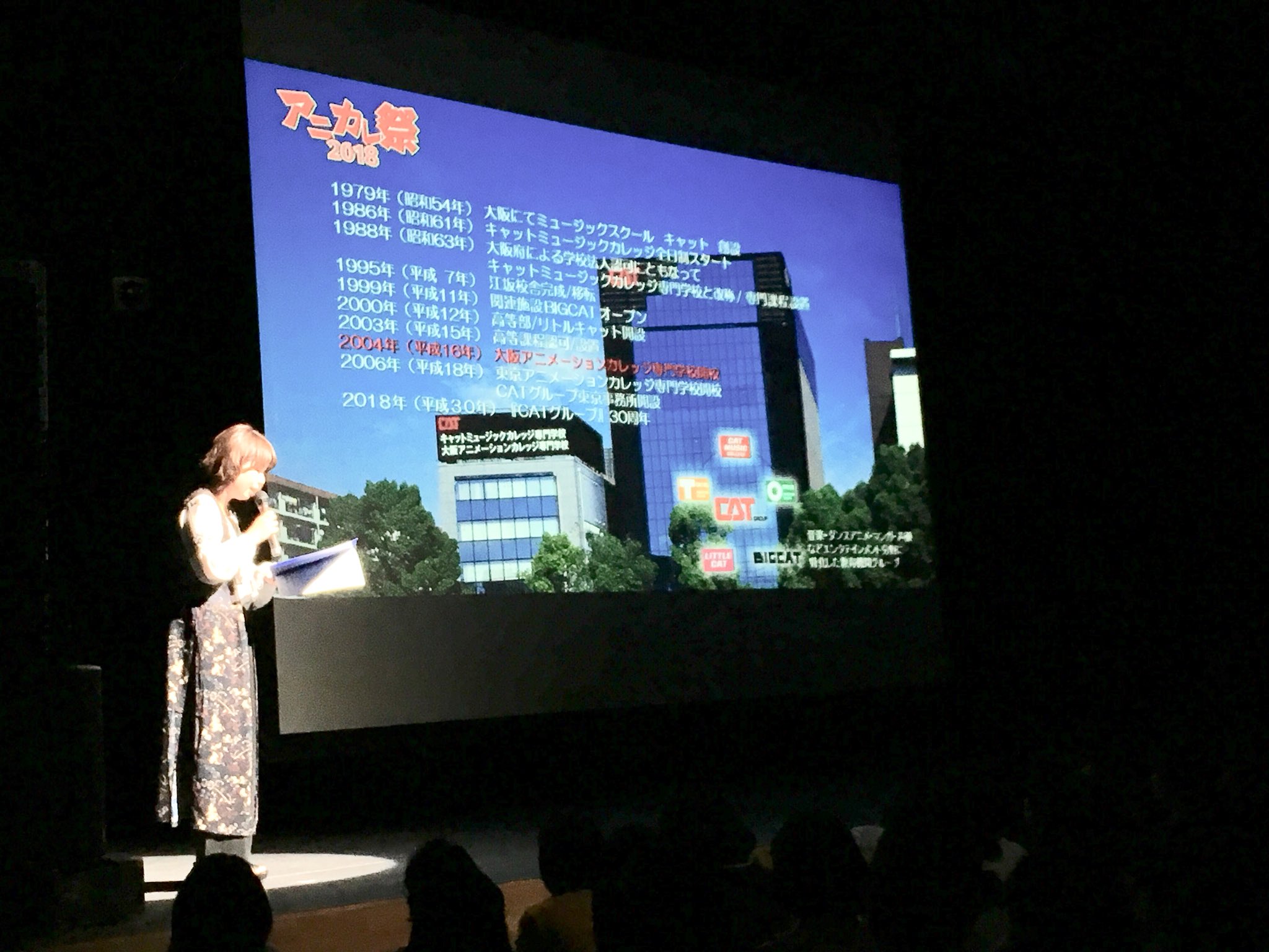 大阪アニメーションカレッジ専門学校 ここで少し大阪 アニカレについてご紹介 施設設備や環境についても詳しくご紹介しています なんと卒業生実績のご紹介では客席がざわついてますよ センパイがスゴイ 大阪アニカレなんです アニカレ祭 大阪