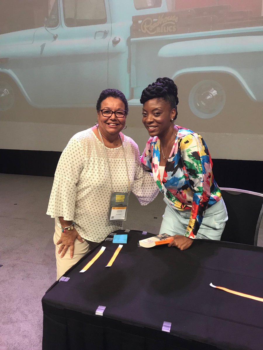 The amazing Nadia Lopez! Check out her book The Bridge To Brilliance. @TheLopezEffect #ILA2018