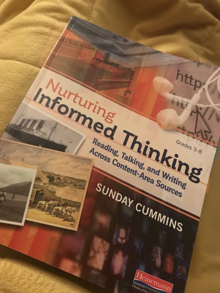 MissBaker3rd's tweet image. Best. Book. Ever. I read it in one night and am so excited to take what I learned and use it in my classroom for all content areas! Thanks @SundayCummins for a fantastic book! Everyone 3-8 needs to read it. #NKCSchools #TeachingNeverStops #LearningAtTheLake