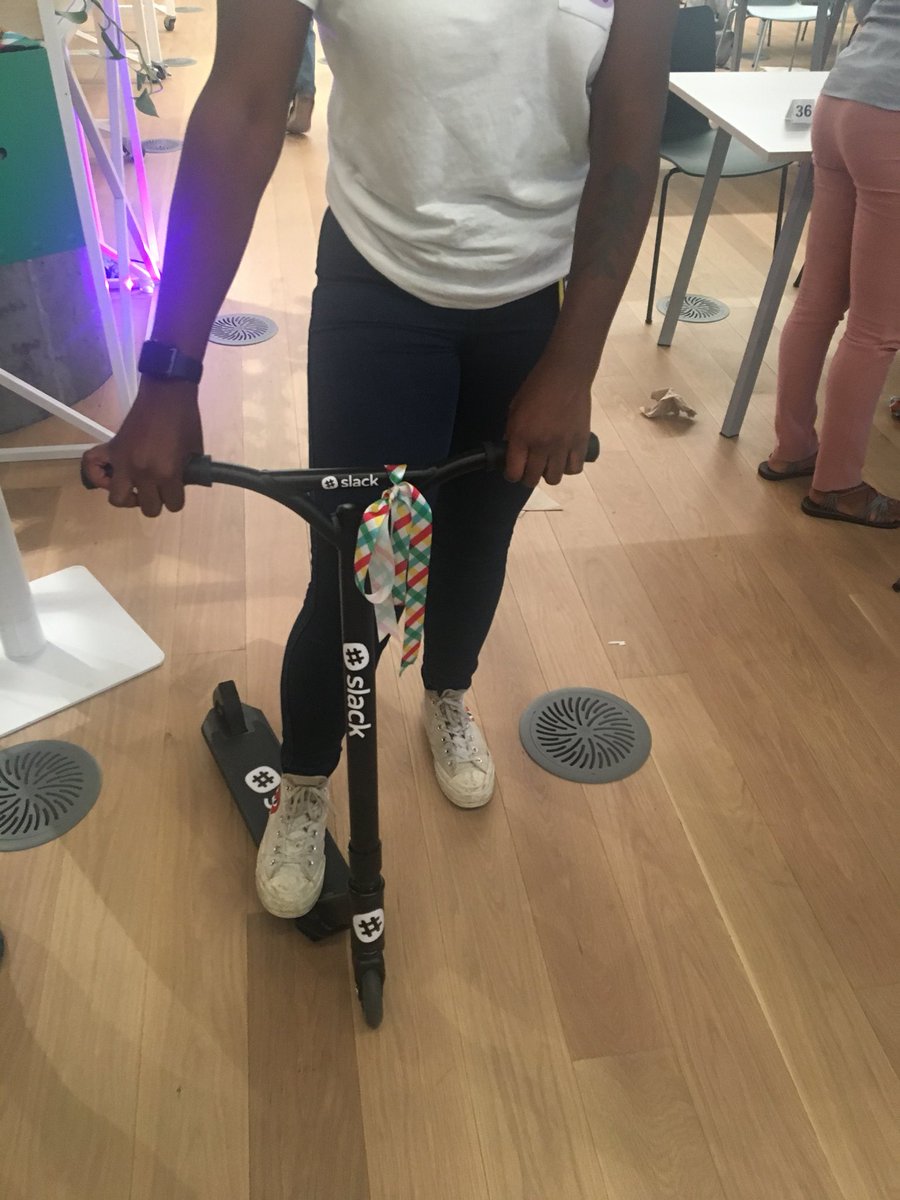 anamitag's tweet photo. So much fun judging @SlackHQ’s #slackathon2018! Winning team got $10,000 USD and scooters 😱🤑🛴 https://t.co/RnIHmlKG7G