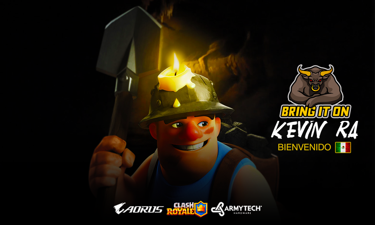 [#BIOCR👑]
· ¡Tercer anuncio del día! Miembro de la <a href="/SeleccionCRmx/">Team México CR</a> y poseedor de un nivel inimaginable, talento y experiencia lo definen. Tras su paso por Magic Superiority y Royale Argento le damos la bienvenida a nuestras filas competitivas de Clash Royale a <a href="/kevin_suas1/">Kevin</a>.