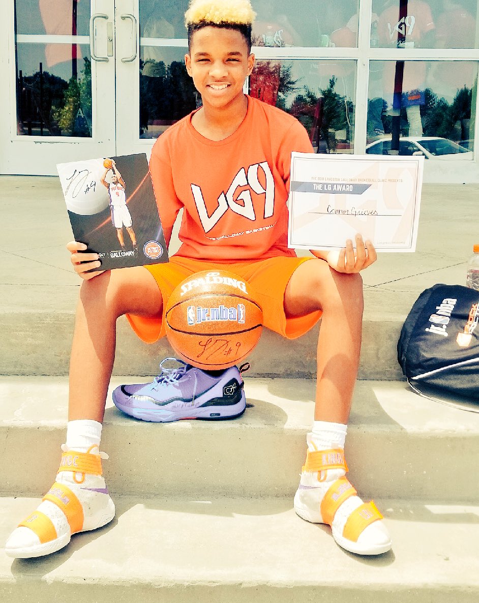 ConnorGreavis's tweet photo. Had a great time at the 31st annual Langston Galloway camp.                      Won mvp🏀🥇 https://t.co/v1hamwkUfn