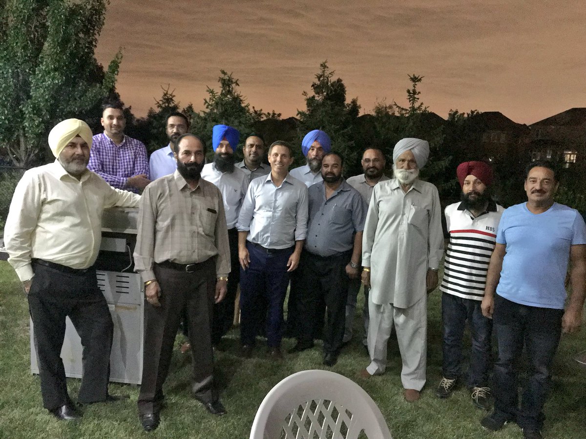 Thanks to the Grewal family for having me over for their family BBQ in Brampton East. Grateful for their support for my campaign to be the first elected Chair of Peel Region. #Brampton #RegionOfPeel #FairDealForPeel