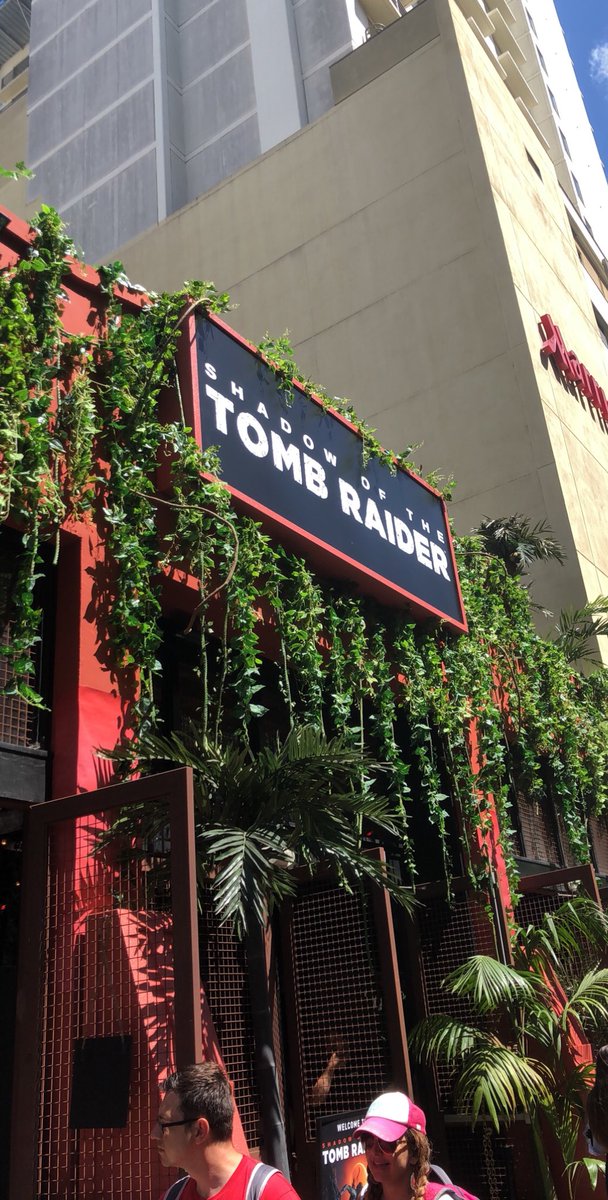 CroftDiaries's tweet photo. Having played the #ShadowoftheTombRaider demo, it definitely exceeded my expectations. I really loved the combat, subtle nuances, and Camilla’s stronger, more nostalgic voice for Lara. As for the corporate goons at @CrystalDynamics, thanks for the free drink. 😘 #SDCC #TombRaider https://t.co/v6gzuYyPQl