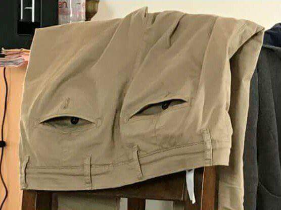 When Your Pants Suspect Something...