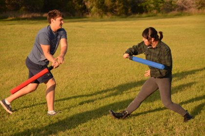 sabertronic's tweet photo. HOW TO PLAY SABERTRON Step 2: Hit somebody. Whenever you hit another player, their sword will lose health. Sabertron can distinguish between blocks and hits. https://t.co/IGLWncYSot