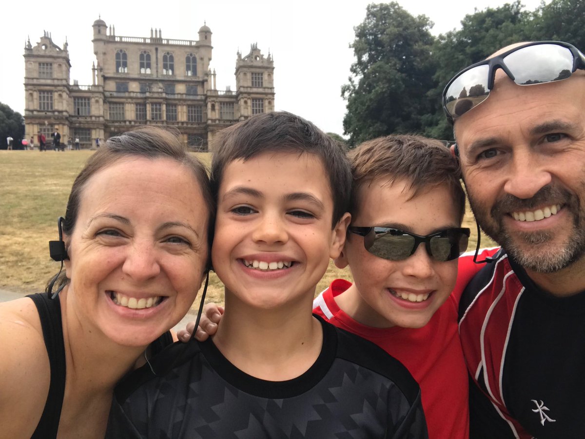 Family 5km this morning round Wayne Manor!