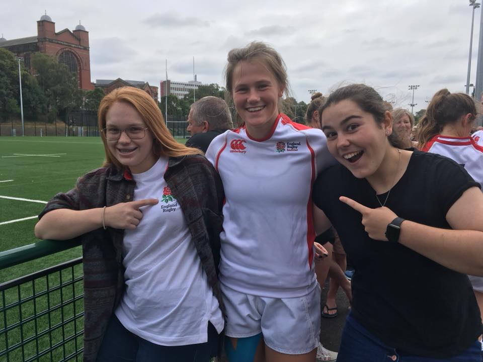 At the Home Nations U18s 7s tournament with our very own Ella! England won their semi final v Wales 26-5 #rugbyfamily  @GABRFCYouth @GAB_RFC