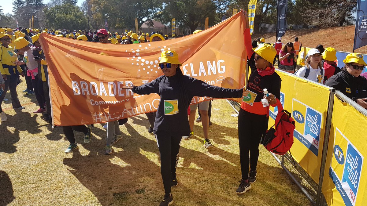 BroaderCdf's tweet photo. #MTN702Walk 
#702walkthetalk 
#itsallinourhands 
#broadertswelelangcdf
Team @BroaderCdf Made It To The Finish Line 😉😉 https://t.co/jWBakrjOTv