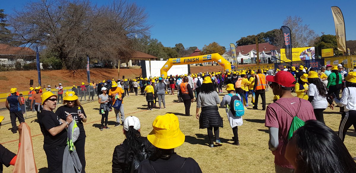 BroaderCdf's tweet photo. #MTN702Walk 
#702walkthetalk 
#itsallinourhands 
#broadertswelelangcdf
Team @BroaderCdf Made It To The Finish Line 😉😉 https://t.co/jWBakrjOTv