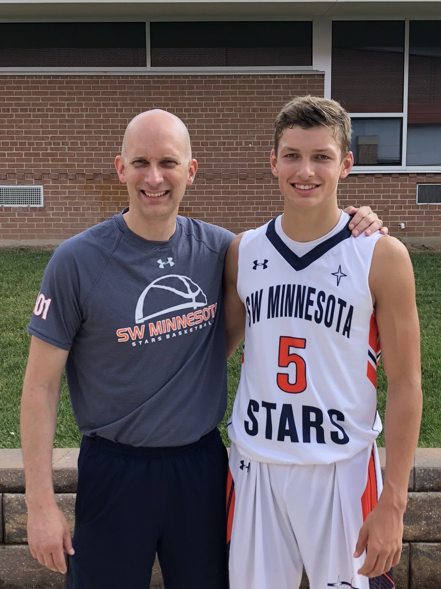 A special chapter in my life has come to close in coaching this SW Minnesota Stars team and Collin. I am proud of you and humbled by opportunity to coach you and excited about your future on and off basketball floor.