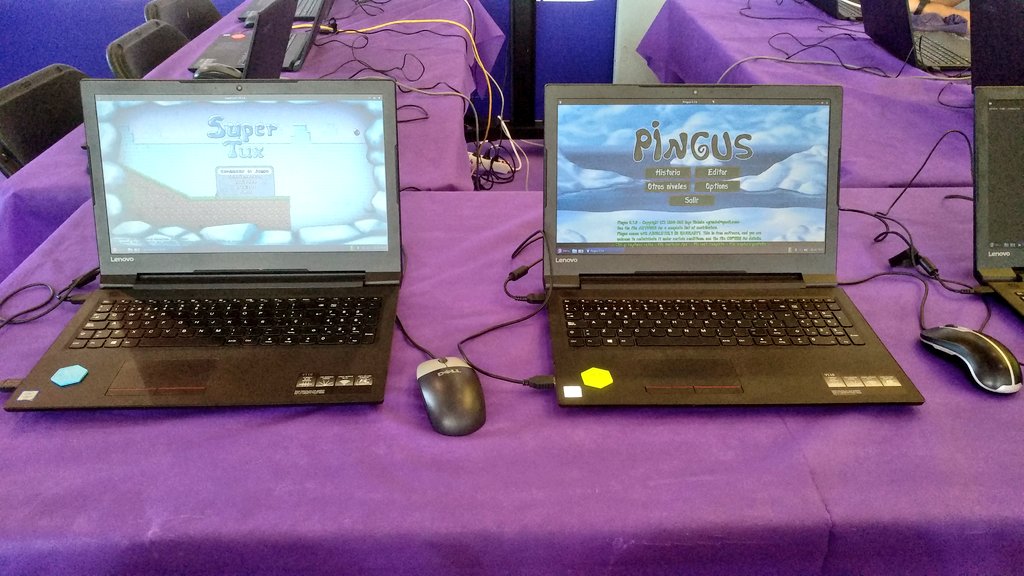 podcastlinux's tweet photo. También puedes jugar con GNU/Linux en la @TLPTenerife.
Pásate por el stand de @ULLenTLP y disfruta de juegos libres.
#TLP2018 #TLP18 #ULLenTLP https://t.co/iybuPaEAnt
