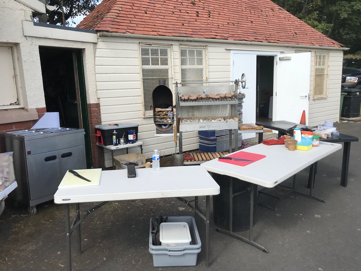 HoofGrills's tweet photo. Some pics of the Hoof Grills Parilla set up at North Berwick Tennis Club https://t.co/E9rRlgZLVk