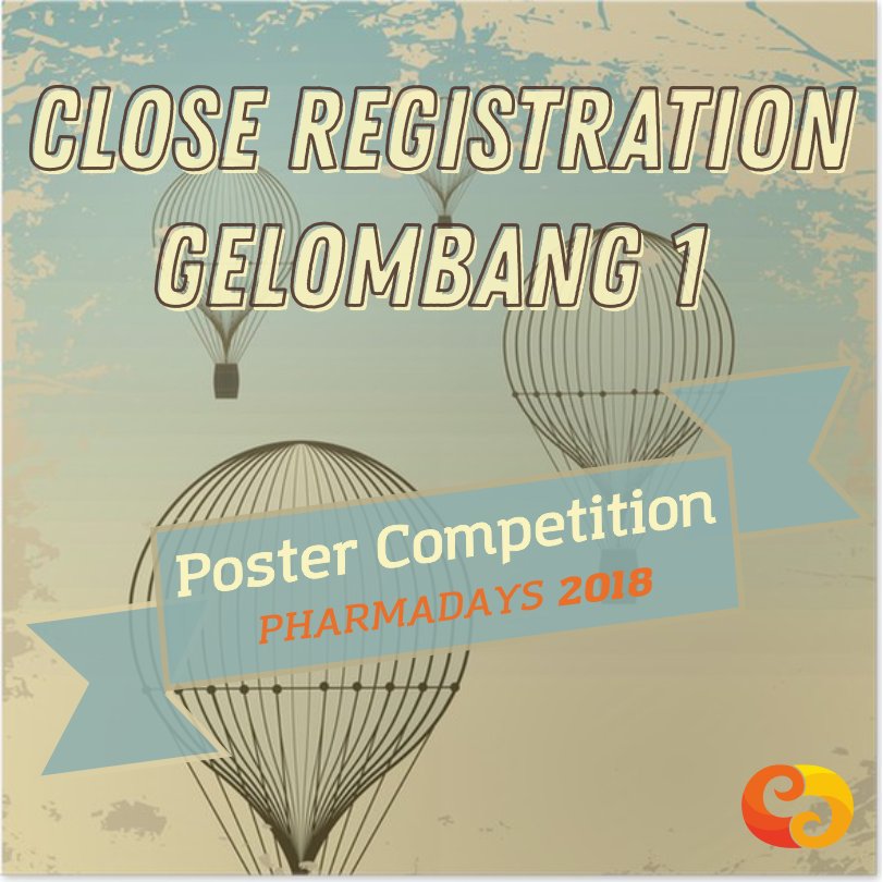 PharmaDays's tweet photo. ⏳BEBERAPA JAM LAGI ⏳

[CLOSE REGISTRATION LOMBA POSTER GELOMBANG I]

Pendaftaran lomba poster Pharmadays 2018 Gelombang 1 bakal ditutup hari ini pukul 24.00 WIB😱😱😱

masih ada waktu yuk 🏃🏃🏃
Buruan hubungi CP dan isi formulirnya😊 https://t.co/w4O0z7pCzZ