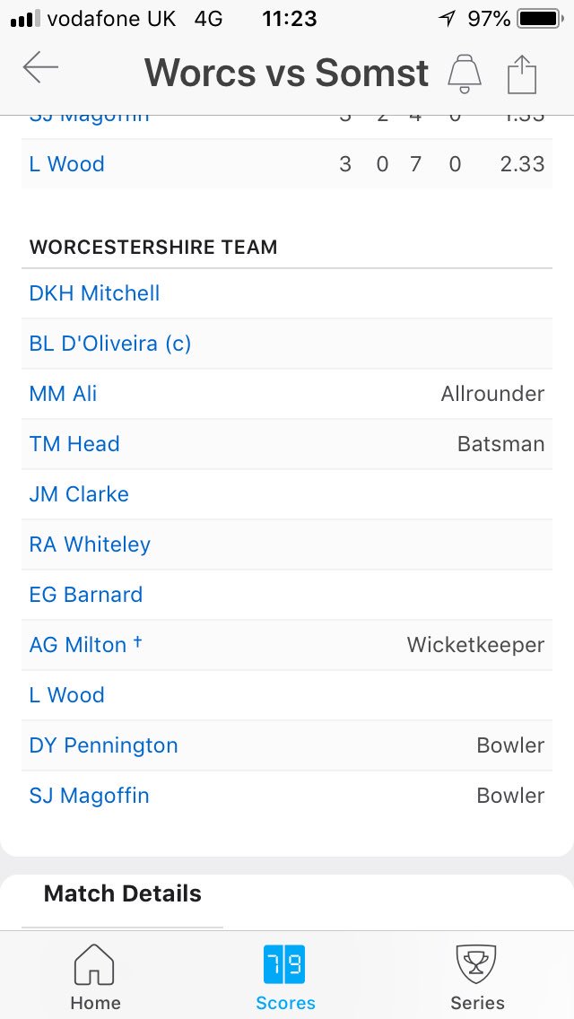 Congratulations to Froster Alex Milton who makes his first class debut today against Somerset!