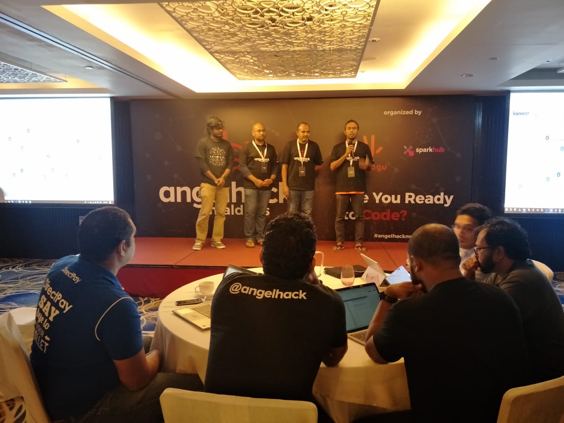 Dhiraagu's tweet photo. We've got some really great demos 💡 coming through our participants @angelhackmv! 

@sparkhubmv #AH2018 https://t.co/jQCJGyYmhQ