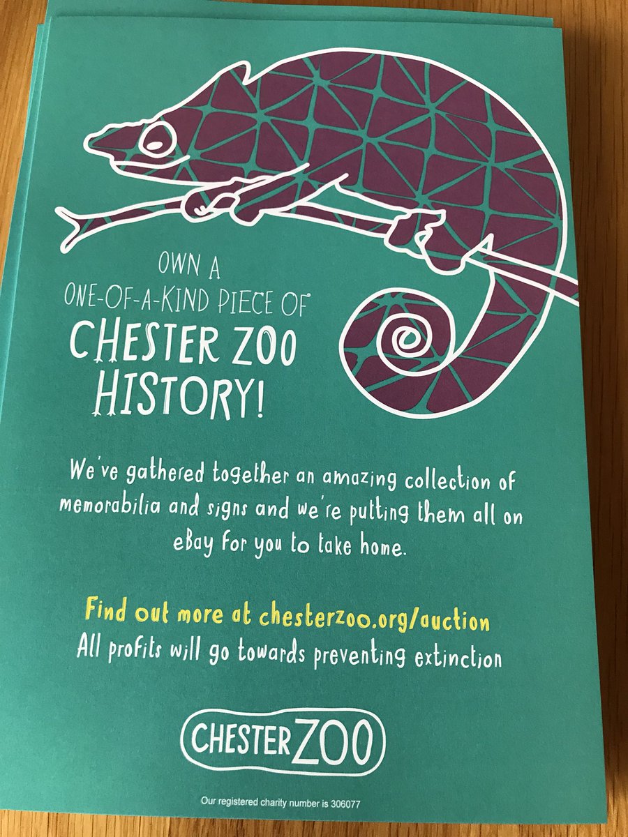 AllyT50's tweet image. Looking forward to the @chesterzoo eBay auction starting tonight! #thissignismine